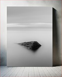Πίνακας, Solitary Rock in Misty Waters Solitary Rock σε Misty Waters
