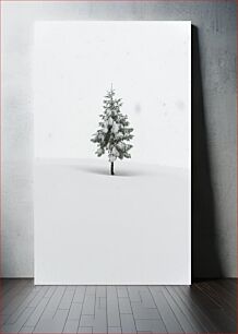 Πίνακας, Solitary Snowy Tree Μοναχικό Χιονισμένο Δέντρο