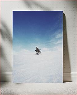 Πίνακας, Solitary Tree in Snowy Landscape Μοναχικό δέντρο σε χιονισμένο τοπίο