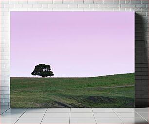 Πίνακας, Solitary Tree on a Hill Μοναχικό δέντρο σε ένα λόφο