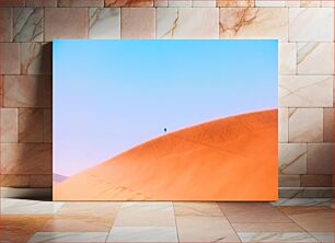Πίνακας, Solitary Trek on Desert Dunes Μοναχικό ταξίδι στους αμμόλοφους της ερήμου