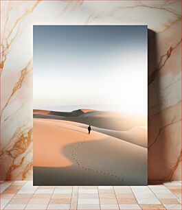 Πίνακας, Solitary Walk in the Desert Μοναχικός περίπατος στην έρημο
