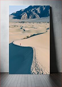 Πίνακας, Solitary Walk in the Desert Μοναχικός περίπατος στην έρημο