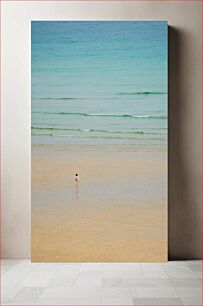 Πίνακας, Solitary Walk on the Beach Μοναχικός περίπατος στην παραλία
