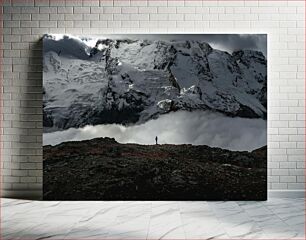 Πίνακας, Solitude in the Mountains Μοναξιά στα βουνά