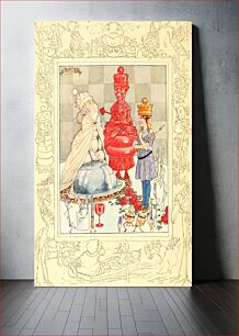 Πίνακας, Songs from Alice in wonderland and Through the looking-glass (1921) by Charles James Folkard