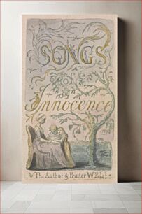 Πίνακας, Songs of Innocence and of Experience, Plate 2, Innocence Title Page (Bentley 3)