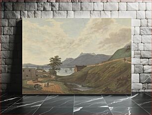 Πίνακας, Soongey Lamou Hills Fort Marlborough, Benkulen, Sumatra, 1799