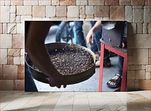 Πίνακας, Sorting Coffee Beans Ταξινόμηση κόκκων καφέ