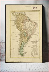 Πίνακας, South America : reduced from the sheet map