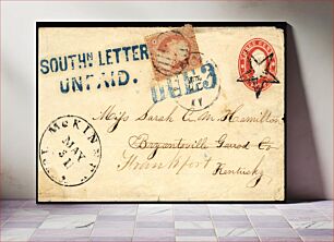 Πίνακας, Southern Letter Unpaid handstamp on cover