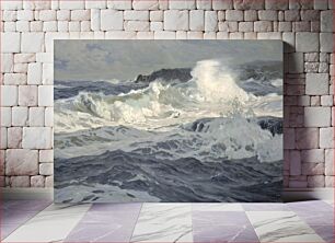 Πίνακας, Southwesterly Gale, St. Ives, Frederick J Waugh