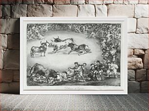 Πίνακας, Spanish Entertainment from the 'Bulls of Bordeaux' by Goya (Francisco de Goya y Lucientes)