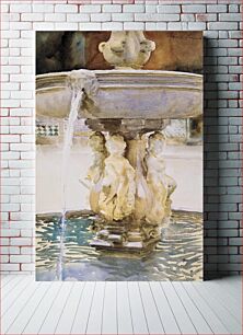 Πίνακας, Spanish Fountain (1912) by John Singer Sargent