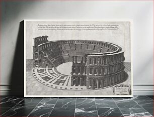 Πίνακας, Speculum Romanae Magnificentiae: Amphitheater at Verona, Antonio Lafréry