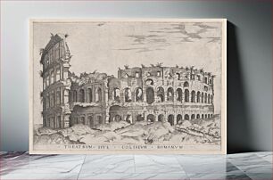 Πίνακας, Speculum Romanae Magnificentiae: The Colosseum, Antonio Lafréry by Anonymous