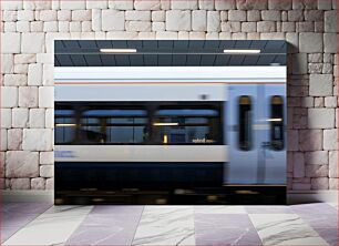 Πίνακας, Speeding Train at the Station Ταχύδρομο στο Σταθμό