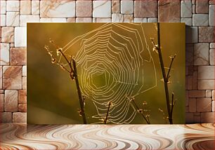 Πίνακας, Spider Web at Dawn Ο Ιστός της Αράχνης στην Αυγή