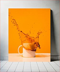 Πίνακας, Splashing Coffee Mug Πιτσίλισμα Κούπα Καφέ