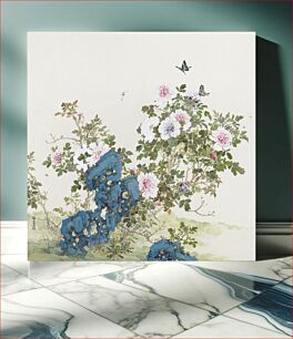 Πίνακας, Spring (19th century) vintage Japanese painting by Yamamoto Baiitsu