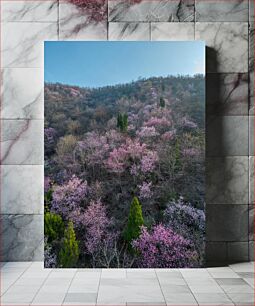 Πίνακας, Spring Blossoms on the Hillside Άνοιξη Άνθη στην Πλαγιά