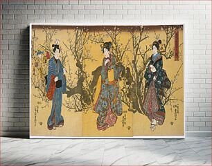 Πίνακας, Spring Flowers at their Height by Utagawa Kunisada