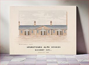 Πίνακας, Spurstowes Alms Houses, Hackney