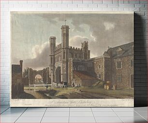 Πίνακας, St. Augustine's Gate, Canterbury