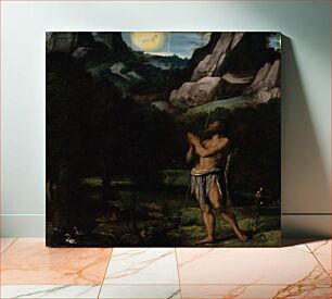 Πίνακας, St. John the Baptist in the Wilderness by Moretto da Brescia