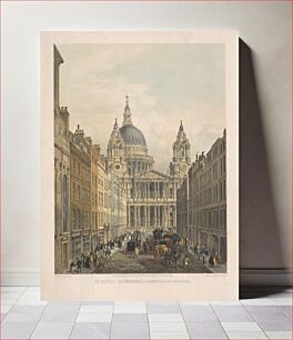 Πίνακας, St. Paul's Cathedral, looking up Ludgate Hill