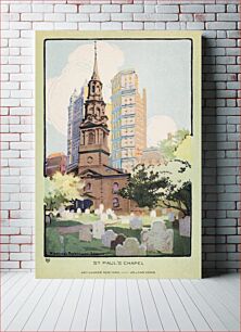 Πίνακας, St. Paul's Chapel (1914) by Rachael Robinson Elmer