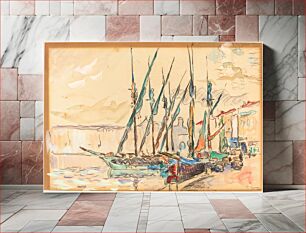Πίνακας, St. Tropez (1906) by Paul Signac