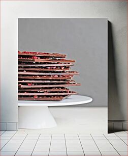 Πίνακας, Stack of Chocolate Bark Στοίβα από φλοιό σοκολάτας