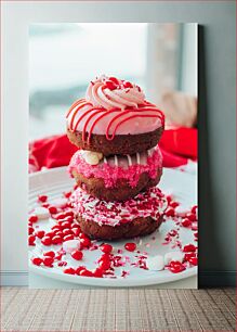 Πίνακας, Stack of Decorated Donuts Στοίβα διακοσμημένα ντόνατς