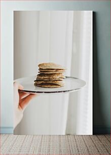 Πίνακας, Stack of Pancakes on a Plate Στοίβα από τηγανίτες σε ένα πιάτο