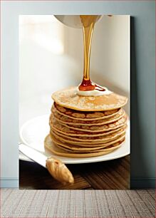 Πίνακας, Stack of Pancakes with Syrup Στοίβα τηγανίτες με σιρόπι