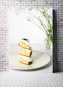 Πίνακας, Stacked Cakes with Frosting Στοιβαγμένα κέικ με πάγωμα