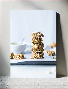 Πίνακας, Stacked Oatmeal Cookies Στοιβαγμένα μπισκότα βρώμης