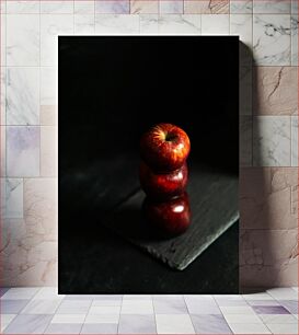 Πίνακας, Stacked Red Apples Στοιβαγμένα κόκκινα μήλα