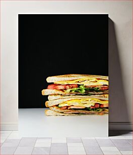 Πίνακας, Stacked Sandwich Στοιβαγμένο σάντουιτς