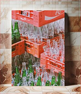 Πίνακας, Stacked Soda Bottles Στοιβαγμένα μπουκάλια σόδας