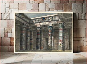 Πίνακας, Stage Design, Egyptian Courtyard, Romolo Achille Liverani