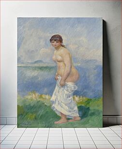 Πίνακας, Standing Bather (c. 1885) by Pierre-Auguste Renoir