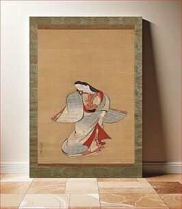 Πίνακας, Standing Beauty during 18th century by Hishikawa Moronobu