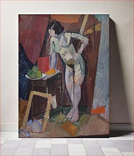 Πίνακας, Standing Female Nude by Edvard Weie