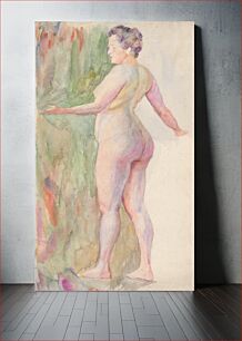 Πίνακας, Standing female nude, Ivan Žabota