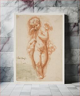 Πίνακας, Standing putto with a fruit vine by Paolo Veronese