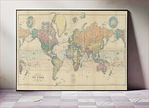 Πίνακας, Stanford's library map of the world on Mercator's projection