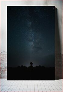 Πίνακας, Stargazer under the Milky Way Stargazer κάτω από τον Γαλαξία