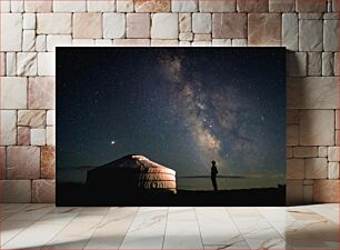 Πίνακας, Stargazing at Night Παρατήρηση αστεριών τη νύχτα